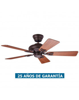 Hunter Ventilador De Techo Hunter Seville Ii 24039 Cereza Oscura O Roble Medio / Nuevo Bronce