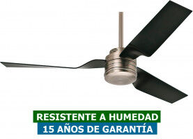 Hunter Ventilador De Techo Hunter 50638 Cabo Frio Si Negro/ Plateado Mate 132cm