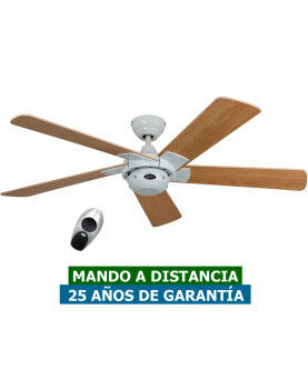 CasaFan Ventilador De Techo Casafan 9513277 Rotary 132 Haya/ Blanco We-Bu