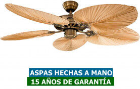 CasaFan Ventilador De Techo Casafan 51320191 Classic Royal Hoja De Palmera