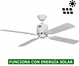 CasaFan Ventilador De Techo Casafan 413257 Solar Breeze 12v Blanco