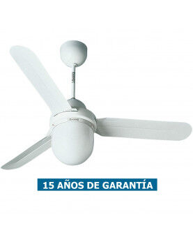 Vortice Ventilador De Techo Con Luz Vortice 61301 Nordik Design 1s 140cm Blanco