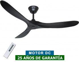 CasaFan Ventilador De Techo Casafan 315227 Eco Genuino 152cm Negro Mate