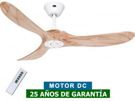 CasaFan Ventilador De Techo Casafan 312219 Eco Genuino 122cm Madera Natural/blanco