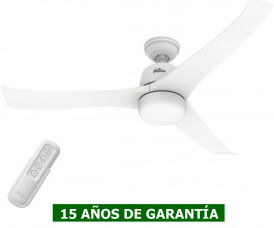 Hunter Ventilador De Techo Hunter Con Luz 50626 Harmony Blanco 137cm