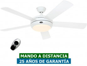 CasaFan Ventilador De Techo Con Luz Casafan 9513261 Titanium 132cm Blanco Satinado