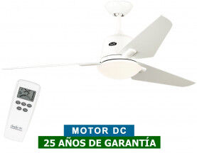 CasaFan Ventilador De Techo Con Luz Casafan 513286 Eco Aviatos 132 Blanco We-We