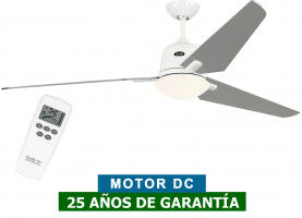 CasaFan Ventilador De Techo Casafan 516091 Eco Aviatos 162cm Blanco / Gris Claro