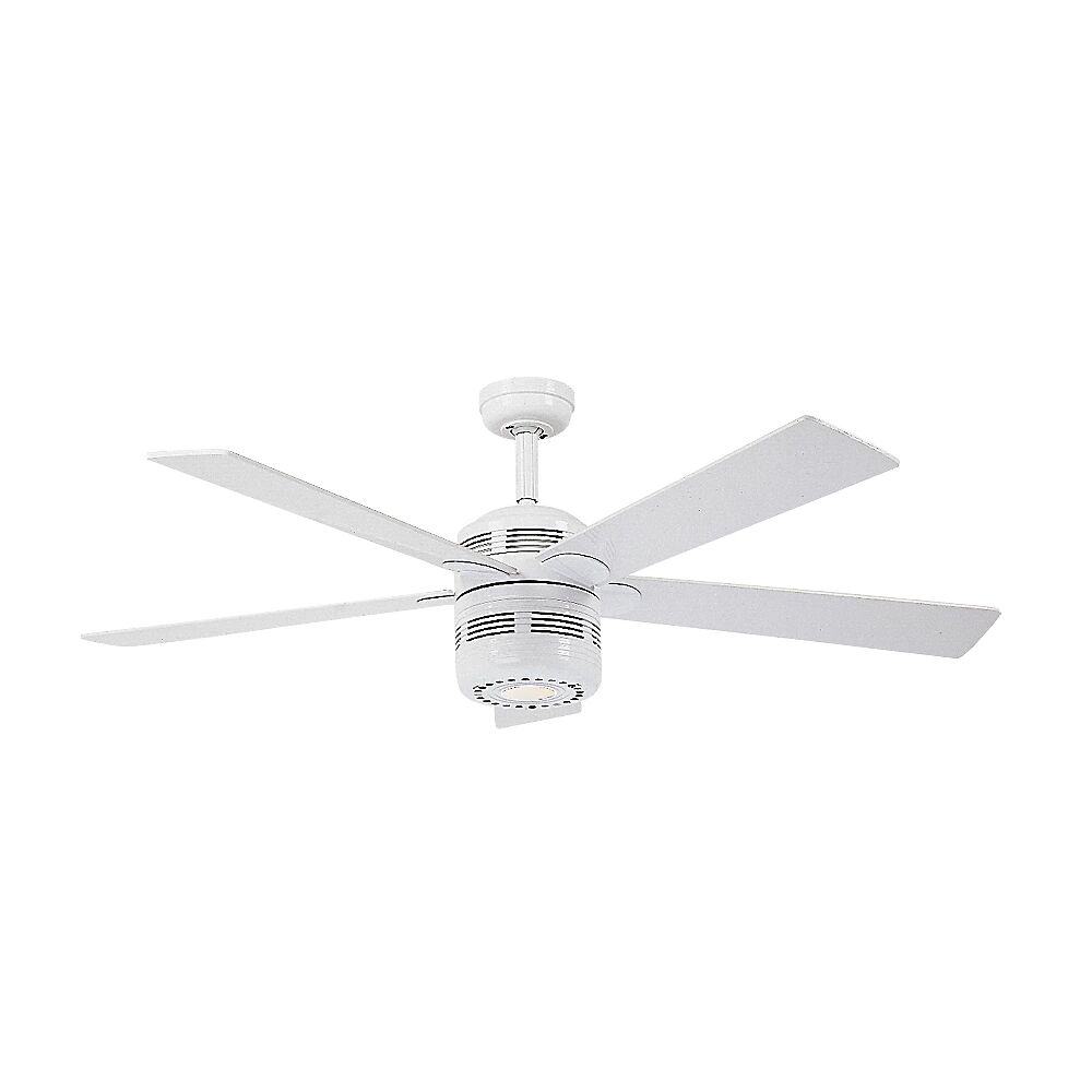 kaiserkraft Ventilador de techo ALU, Ø del aspa 1320 mm, pintura blanca