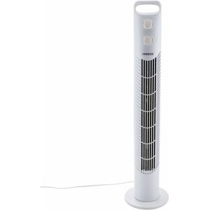 Ventilateur colonne oscillant Arebos 40W 3 vitesses H79cm Blanc - blanc - Publicité