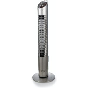 Ventilateur colonne oscillant Argo Aspire Tower 25,4W 3 vitesses H735mm D735mm Argent