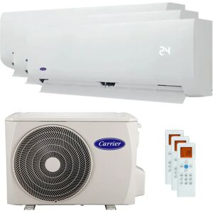 Climatiseur split d'essai Carrier 42QHG 9000 + 12000 + 12000 BTU externe A ++ onduleur 8 kW