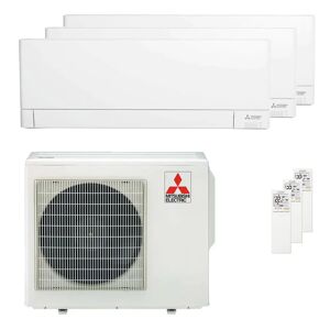 Mitsubishi Electric PLUS MSZ-AY essai de climatiseur split 9000+9000+18000 BTU onduleur A++ wifi unite exterieure 5,4 kW