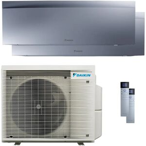 Daikin Emura 3 climatiseur double split 18000+18000 BTU onduleur A+ wifi unite exterieure 7,8 kW Argent