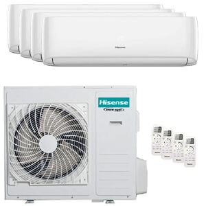 Climatiseur Hisense Hi-Comfort quadri split 9000+9000+9000+12000 BTU inverter A++ wifi unite exterieure 8.0 kW