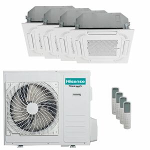 Climatiseur Hisense Cassette ACT quadri split 9000+9000+9000+9000 BTU inverter A++ unite exterieure 8 kW