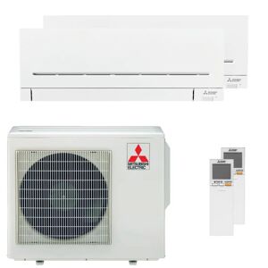 Mitsubishi Climatiseur Mitsubishi Electric AP SERIES double split 18000+18000 BTU onduleur A++ wifi unité extérieure 5,4 kW