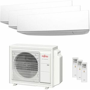 Fujitsu Siemens Air Conditioner KE Series trial split 9000+9000+9000 BTU inverter A++ unite exterieure 5,4 kW