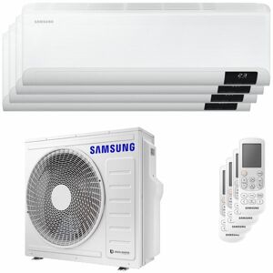 Climatiseur split Samsung Cebu Wi-Fi Quadri 9000 + 9000 + 9000 + 12000 BTU onduleur A ++ unite exterieure wifi 8,0 kW