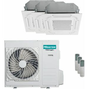 Climatiseur Hisense Cassette ACT trial split 9000+12000+18000 BTU inverter A++ unite exterieure 8 kW