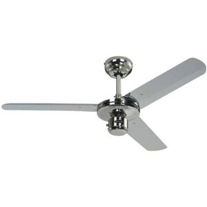 Ventilateur de plafond Industrial chrome