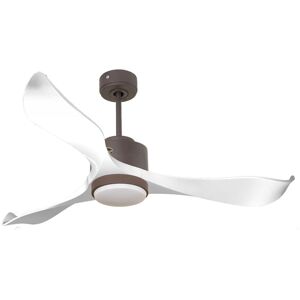 Purline Ventilateur de plafond ø132 cm avec LED et Wifi Reversible Hypersilenc