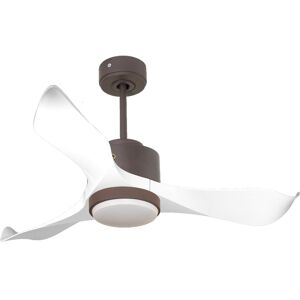 Purline Ventilateur de plafond ø106 cm avec LED et Wifi Reversible Hypersilenc