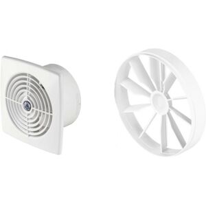 Airope,VMC,100 mm Ventilateur, Extracteur d'air avec Clapet anti-retour +  Moustiquaire intégré,7 W,dB(A) 26,pour salle de bain - Cdiscount Bricolage