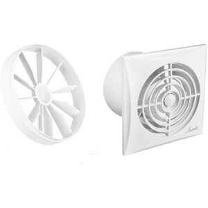 Airope,VMC,100 mm Ventilateur, Extracteur d'air avec Clapet anti-retour +  Moustiquaire intégré,7 W,dB(A) 26,pour salle de bain - Cdiscount Bricolage