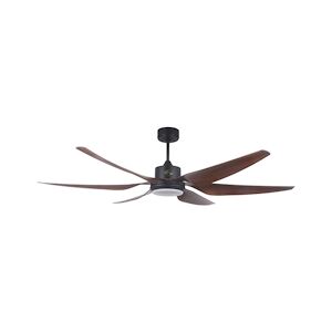 PURLINE Ventilateur de plafond ø166 cm avec LED et Hypersilence Wifi réversible URIKAINE BK DW