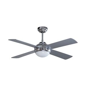 Ventilateur Plafonnier 2en1 Eclairage 4 pales 60 W 3 vitesses Ø 121 cm + Télécommande NIKLAS