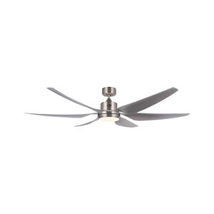 PURLINE Ventilateur de plafond ø166 cm avec LED et Wifi Hypersilence réversible URIKAINE SILVER