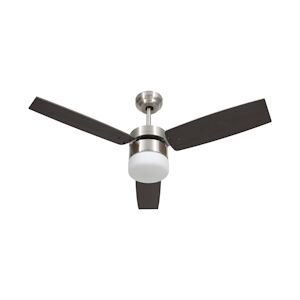 vidaXL Ventilateur de plafond lampe et télécommande 108cm Marron foncé vidaXL