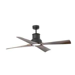 Non communiqué Faro WINCHE - Ventilateur de plafond LED marron avec moteur CC intelligent - Télécommande incluse, 3000K - Publicité