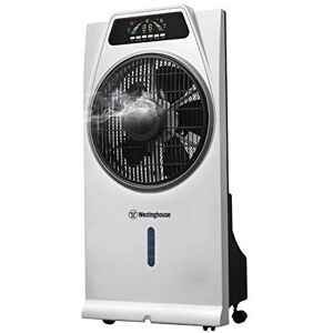 Westinghouse Cascata 7202440 Ventilateur sur pied /5 vantaux noirs avec fonction d'humidification de l'air en Blanc Blanc - Publicité