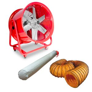 Mw Tools Ventilateur mobile MV600R3 avec tuyau et sac filtrant MW Tools