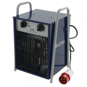 BullMach BM-EFH 5H - Générateur d'air chaud triphasé avec ventilateur - 5kW