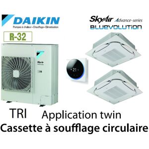 Daikin Ensemble Twin ADVANCE RZASG140MY1 + 2 x FCAG71_P - Publicité