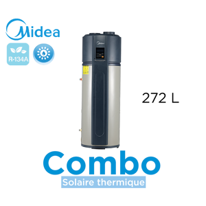 Ballon thermodynamique avec soutient solaire thermique Combo RSJ-300S de Midea