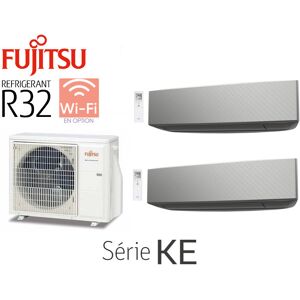 Fujitsu Siemens Bi-Split Mural AOY50M2-KB + 2 ASY25MI-KE Silver