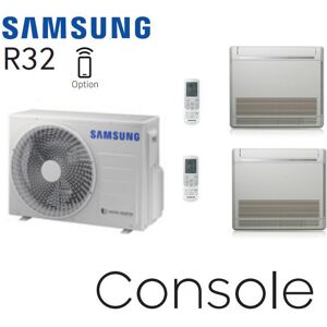 Samsung Console au sol Bi-Split AJ050TXJ2KG + 2 AJ026TNJDKG