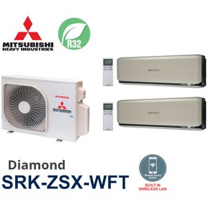 Mitsubishi Heavy Industries Bi-split DIAMOND SCM40ZS-W + 2 SRK20ZSX-WFT