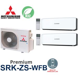 Mitsubishi Heavy Industries Bi-split PREMIUM SCM40ZS-W + 2 SRK20ZS-WFB