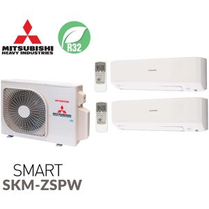 Mitsubishi Heavy Industries Bi-split SMART SCM45ZS-W + 1 SKM20ZSP-W + 1 SKM25ZSP-W