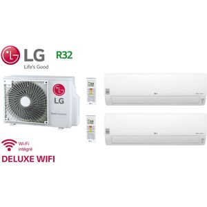 LG Bi-Split DELUXE WIFI MU2R17.U12 + 1 X DM07RK.NSJ + 1 x DC09RT.NSJ - R32