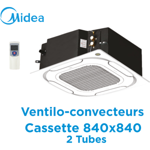 Ventilo-convecteur Cassette 840x840 2 Tubes MKA-V600R de Midea