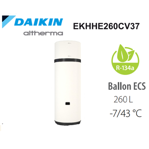 Daikin Chauffe-eau Thermodynamique Monobloc Altherma M HW - EKHHE260CV37