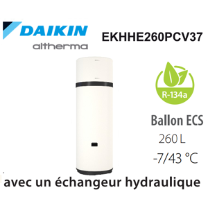 Daikin Chauffe-eau Thermodynamique Monobloc Altherma M HW - EKHHE260PCV37 - avec Serpentin solaire