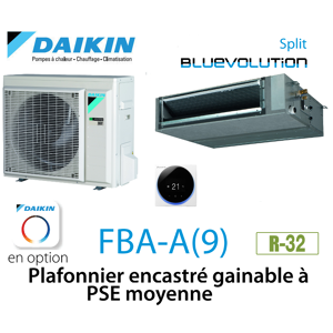 Daikin Plafonnier encastré gainable à PSE moyenne FBA60A9