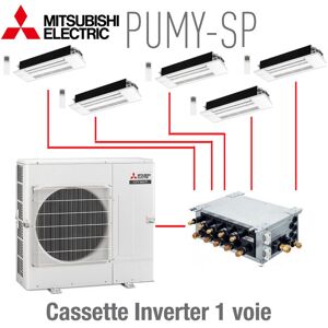 Mitsubishi 5-split PUMY-SP112VKM + 5 MLZ-KP25VF